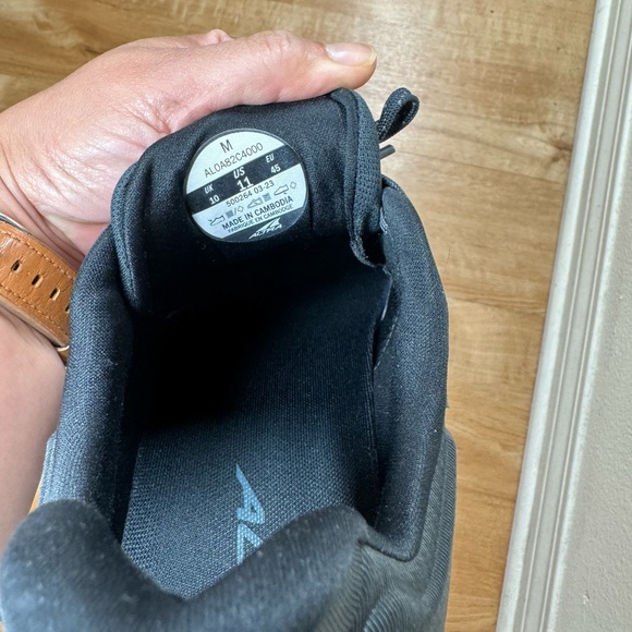 Altra Torin 7 Trail Running Shoes Black Men's Size 11 - Picture 6 of 6